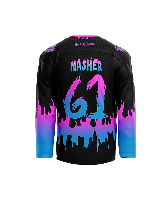 Black Columbus Heat "NASHER" Jersey