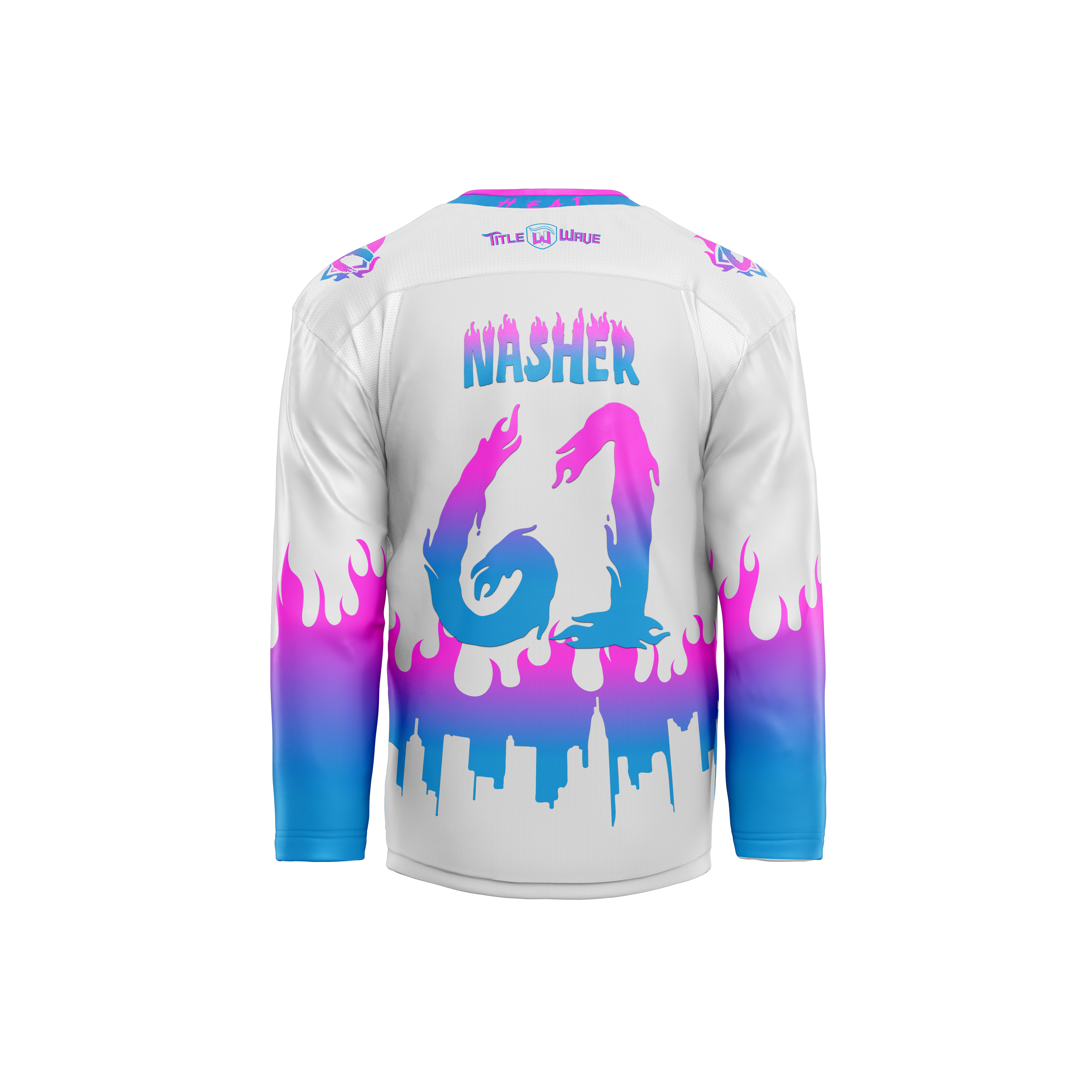 White Columbus Heat "NASHER" Jersey